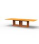 Vondom Vela Table XL 300X120X72-HPL Black Edge - Lacquered-Orange