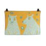 Røros Tweed,Røros Tweed Bamse Babydecke 100 x 67 cm,Türkis/Orange,Wohntextilien,Plaids