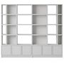 Muuto Office Stacked Storage System, Konfiguration 1, Grey