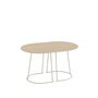Muuto Couchtisch Airy von Muuto Lacquered Oak Veneer / Off-White, Small