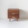 Kalon Simple Side Table Walnut