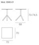 Plank Miura Table, eckig