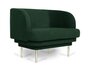 Eno Studio Cornice Armchair Velvet - Teal Green
