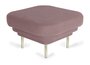 Eno Studio Cornice Ottoman Velvet - Pink