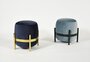 Eno Studio Vega Ottoman Black Steel