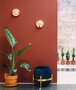 Eno Studio Vega Ottoman Brass Steel