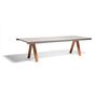 Kettal Vieques Esstisch Teak 270x101cm - Sanded Warm White/Gestell Teak