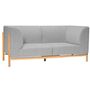 Hübsch  Moment 2 Sitzer Sofa von Hübsch Grau
