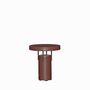 Hübsch  BringMe Tragbare Lampe von Hübsch Metallic Bordeaux