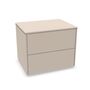 Müller Small Living Nachttisch Kombination 10 Aventa von Müller Small Living Kaschmirgrau