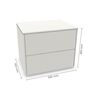 Müller Small Living Nachttisch Kombination 10 Aventa von Müller Small Living Weiss