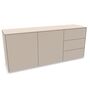 Müller Small Living Sideboard Kombination 9 Aventa von Müller Small Living Kaschmirgrau