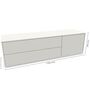 Müller Small Living Sideboard Kombination 6 Aventa von Müller Small Living Weiss