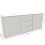 Müller Small Living Sideboard Kombination 5 Aventa von Müller Small Living WeissMüller Small Living Sideboard Kombination 5 Aventa von Müller Small Living Weiss