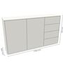 Müller Small Living Sideboard Kombination 4 Aventa von Müller Small Living Weiss