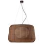 Bover Bover Fora 90 - Pendelleuchte  Graphite Brown / Rattan Brown
