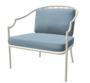 Emu Como Loungesessel-1204-23 Weiss-1204-1206-900-02 Meerblau