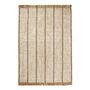 Ferm Living Teppich Athens Stripes von Ferm Living Natural / Off-white, Medium - L: 240  cm / B: 170 cm 