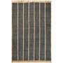 Ferm Living Teppich Athens Stripes von Ferm Living Natural / Ink Blue, Gross - L: 300 cm / B: 200 cm