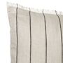 Ferm Living Calm Cushion Large B: 80 cm / H: 80 cm, Camel / Schwarz