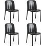 Outdoor-Stuhl Deville 4er Set von Hay