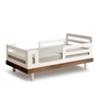 Oeuf Classic Toddler Bed-White/Walnut