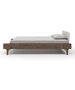 Oeuf River Twin Bed - White/Walnut
