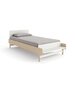 Oeuf River Twin Bed - White/Birch
