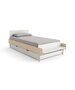 Oeuf River Twin Bed - White/Birch