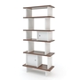 Oeuf Vertical Mini Library - White / Walnut