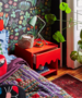 Oeuf Moss Nightstand - Nachtschrank - Rot