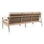 Vincent Sheppard Vincent Sheppard David Lounge Sofa 3S Gealtertes Teakholz