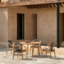 Vincent Sheppard Vincent Sheppard Sam Dining Table - Esstisch Unbehandeltes Teakholz