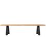 Vincent Sheppard Vincent Sheppard Matteo Bench Black - Sitzbank Schwarz, L: 195 cm 