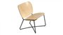 Functionals Miller Lounge Chair - Black Frame | Naturel Leather