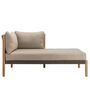 Vincent Sheppard Lento Chaise Lounge Left Quick Ship Set von Vincent Sheppard Stein