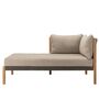 Vincent Sheppard Lento Chaise Lounge Right Quick Ship Set von Vincent Sheppard Stein