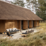 Carl Hansen & Søn Outdoor Sofamodul E500 Embrace von Carl Hansen & Søn Schwarz Panama Hollin