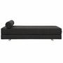 Softline Softline Lubi Schlafsofa mit Kaltschaummatratze Chrom, Schwarz-Braun 443 - Vision