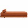 Softline Softline Lubi Schlafsofa mit Federkernmatratze Chrom, Kupferbraun 397 - Vision