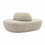 Softline Softline Sisters Hocker Gross mit Rückenlehne, Sand 220 - Hallingdal