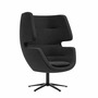 Softline Softline Moai Lounge Drehsessel Schwarz RAL9005, Anthrazit 180 - Hallingdal