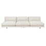 Gubi Gubi Flaneur 3-Sitzer Sofa ohne Armlehne