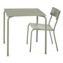 Serax August Tish Alu 70X70 H73 - Eucalyptus Grün