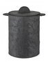 Serax Basket+Lid+Linen Bag Black Earth