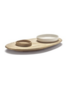 Serax Platter + Bowl - Servierbrett aus Holz - Dune - L 60 x B34 x H 8cm