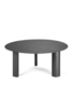 Serax Side Table L Black Tubes - Couchtisch ⌀70cm x H 29,5cm