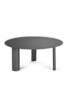 Serax Side Table L Black Tubes - Couchtisch ⌀70cm x H 29,5cm