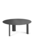 Serax Side Table L Black Tubes - Couchtisch ⌀70cm x H 29,5cm