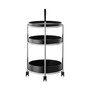 Tecta Tecta K6 Trolley Eiche Schwarz Lackiert, Stahlrohr Verchromt